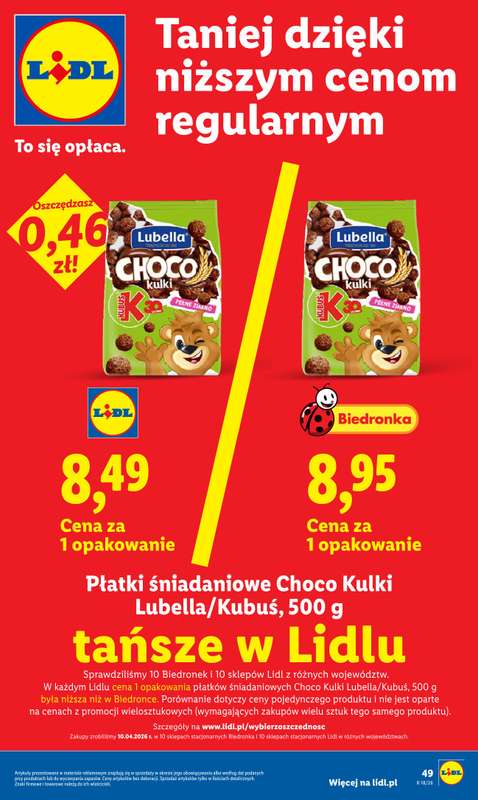 Lidl - gazetka promocyjna Od środy od środy 29.04 do soboty 02.05 - strona 49