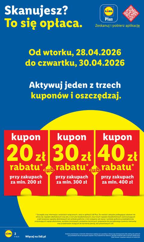 Lidl - gazetka promocyjna Od środy od środy 29.04 do soboty 02.05 - strona 2