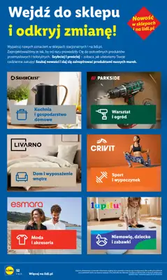 Lidl - gazetka promocyjna Od środy od środy 29.04 do soboty 02.05 - strona 52