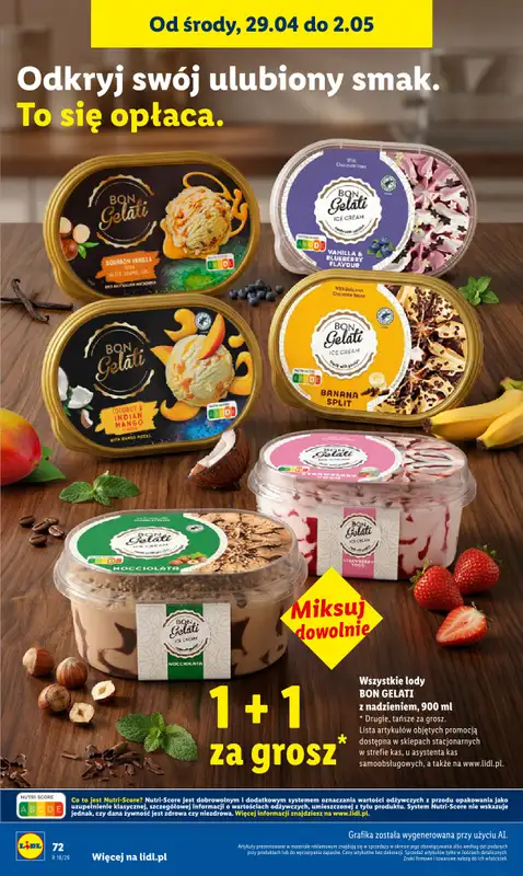 Lidl - gazetka promocyjna Od środy od środy 29.04 do soboty 02.05 - strona 74