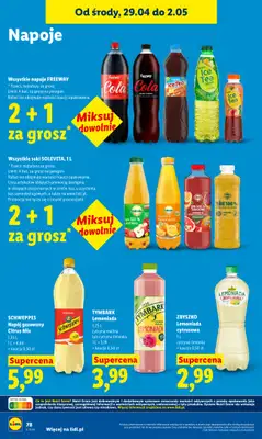 Lidl - gazetka promocyjna Od środy od środy 29.04 do soboty 02.05 - strona 80