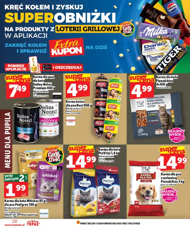 TOPAZ - gazetka promocyjna Od czwartku nowa gazetka, 07.05 od czwartku 07.05 do środy 13.05 - strona 28