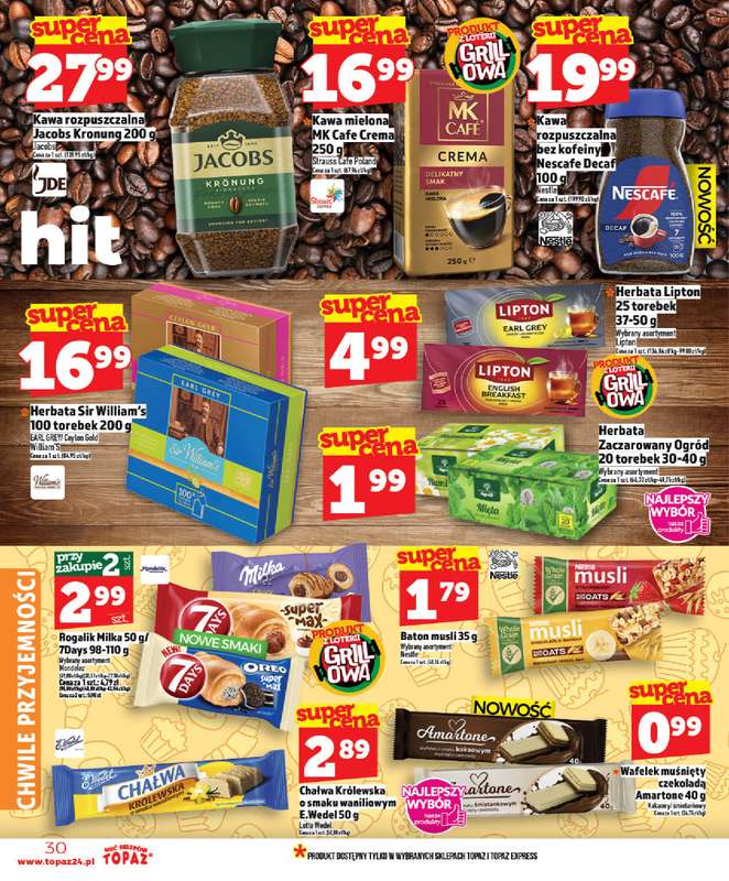 TOPAZ - gazetka promocyjna Od czwartku nowa gazetka, 07.05 od czwartku 07.05 do środy 13.05 - strona 30