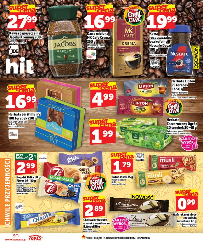 TOPAZ - gazetka promocyjna Od czwartku nowa gazetka, 07.05 od czwartku 07.05 do środy 13.05 - strona 30