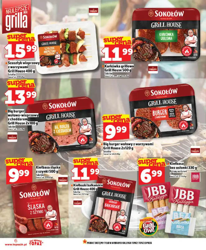 TOPAZ - gazetka promocyjna Od czwartku nowa gazetka, 07.05 od czwartku 07.05 do środy 13.05 - strona 6