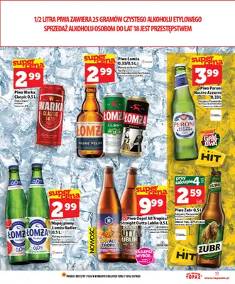 TOPAZ - gazetka promocyjna Od czwartku nowa gazetka, 07.05 od czwartku 07.05 do środy 13.05 - strona 11