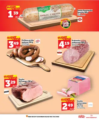 TOPAZ - gazetka promocyjna Od czwartku nowa gazetka, 07.05 od czwartku 07.05 do środy 13.05 - strona 19
