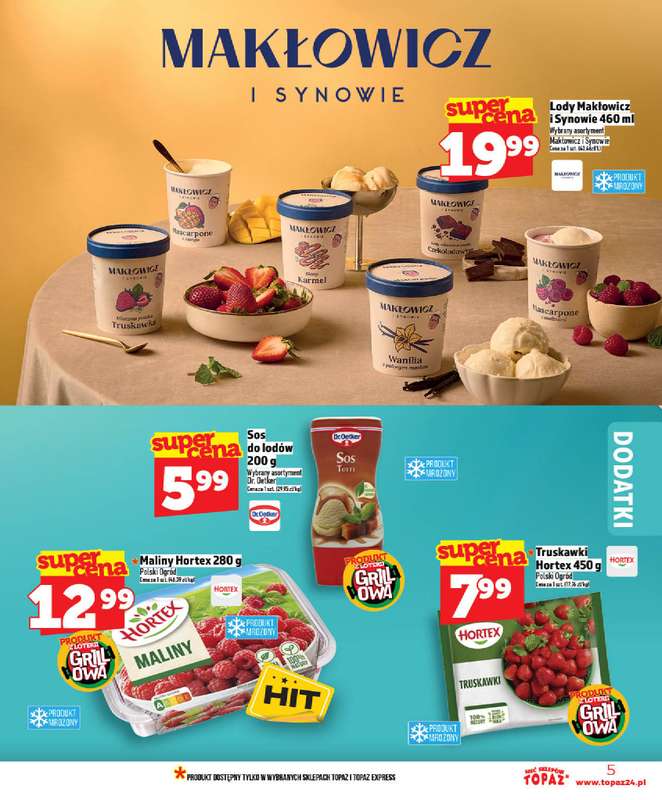 TOPAZ - gazetka promocyjna Od czwartku nowa gazetka, 07.05 od czwartku 07.05 do środy 13.05 - strona 5