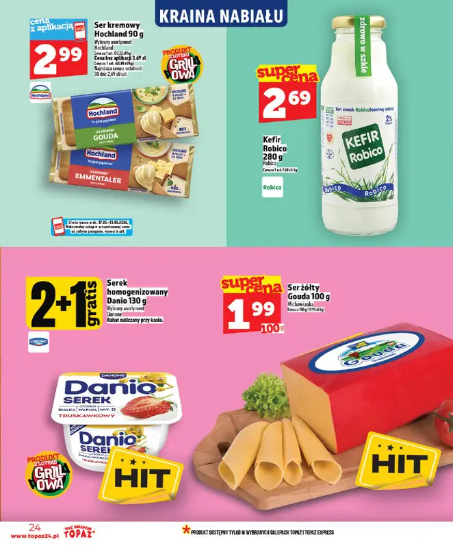 TOPAZ - gazetka promocyjna Od czwartku nowa gazetka, 07.05 od czwartku 07.05 do środy 13.05 - strona 24