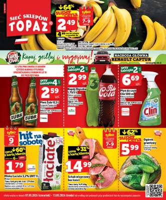 TOPAZ - gazetka promocyjna Od czwartku nowa gazetka, 07.05 od czwartku 07.05 do środy 13.05