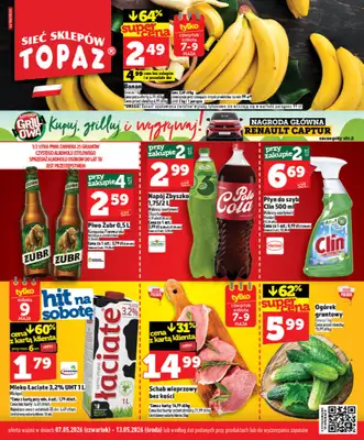 TOPAZ - gazetka promocyjna Od czwartku nowa gazetka, 07.05 od czwartku 07.05 do środy 13.05