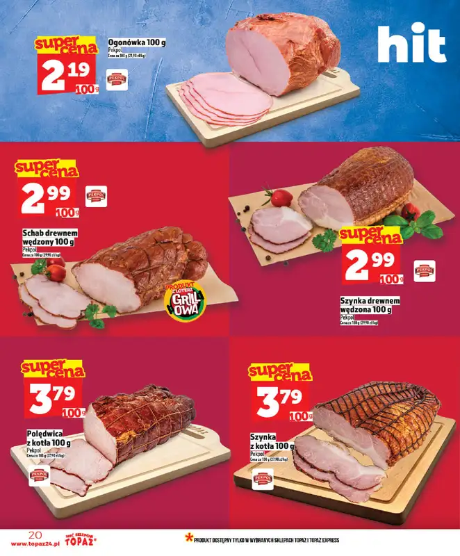 TOPAZ - gazetka promocyjna Od czwartku nowa gazetka, 07.05 od czwartku 07.05 do środy 13.05 - strona 20