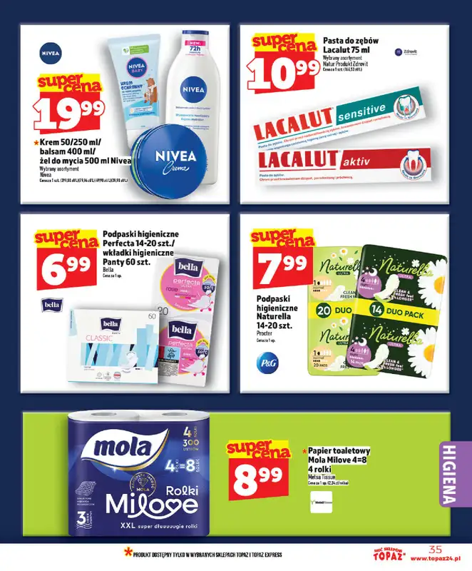 TOPAZ - gazetka promocyjna Od czwartku nowa gazetka, 07.05 od czwartku 07.05 do środy 13.05 - strona 35