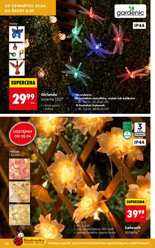 Biedronka - gazetka promocyjna Hity i inspiracje do ogrodu od poniedziałku 20.04 do środy 13.05 - strona 28