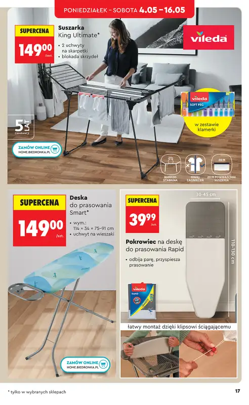 Biedronka - gazetka promocyjna Hity i inspiracje, od 04.05 od poniedziałku 04.05 do środy 20.05 - strona 19