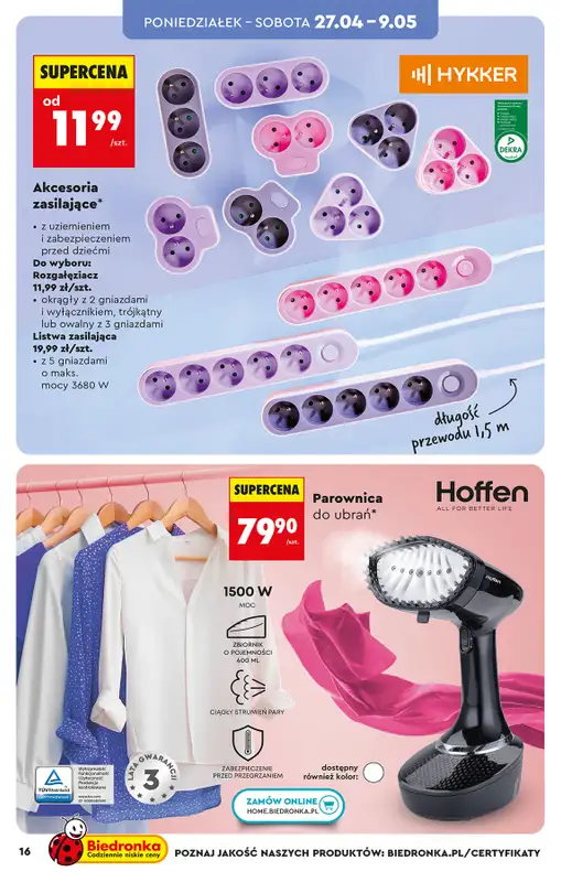 Biedronka - gazetka promocyjna Hity i inspiracje, od 25.04 od soboty 25.04 do środy 13.05 - strona 20