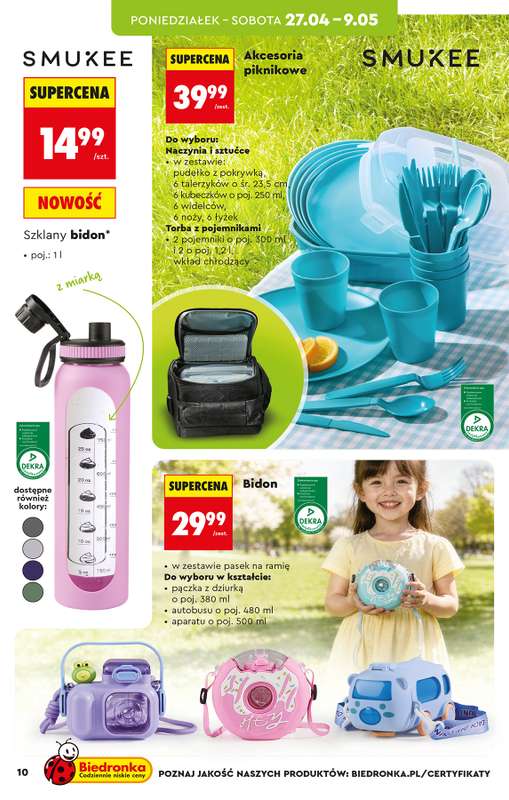 Biedronka - gazetka promocyjna Hity i inspiracje, od 25.04 od soboty 25.04 do środy 13.05 - strona 14