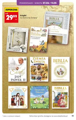 Biedronka - gazetka promocyjna Hity i inspiracje, od 25.04 od soboty 25.04 do środy 13.05 - strona 29