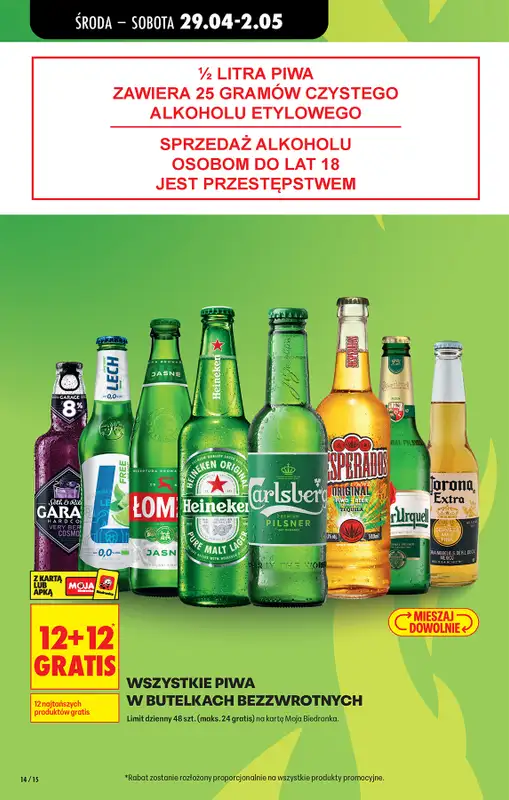 Biedronka - gazetka promocyjna Od środy od środy 29.04 do środy 06.05 - strona 24