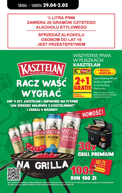 Biedronka - gazetka promocyjna Od środy od środy 29.04 do środy 06.05 - strona 23