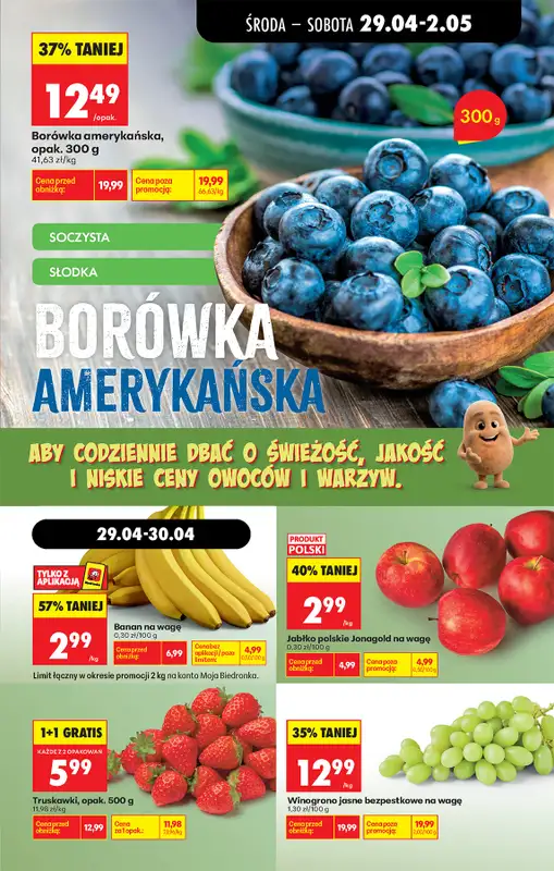 Biedronka - gazetka promocyjna Od środy, Z ladą tradycyjną od środy 29.04 do środy 06.05 - strona 57