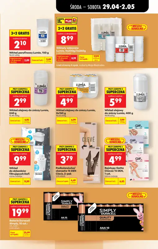Biedronka - gazetka promocyjna Od środy, Z ladą tradycyjną od środy 29.04 do środy 06.05 - strona 104