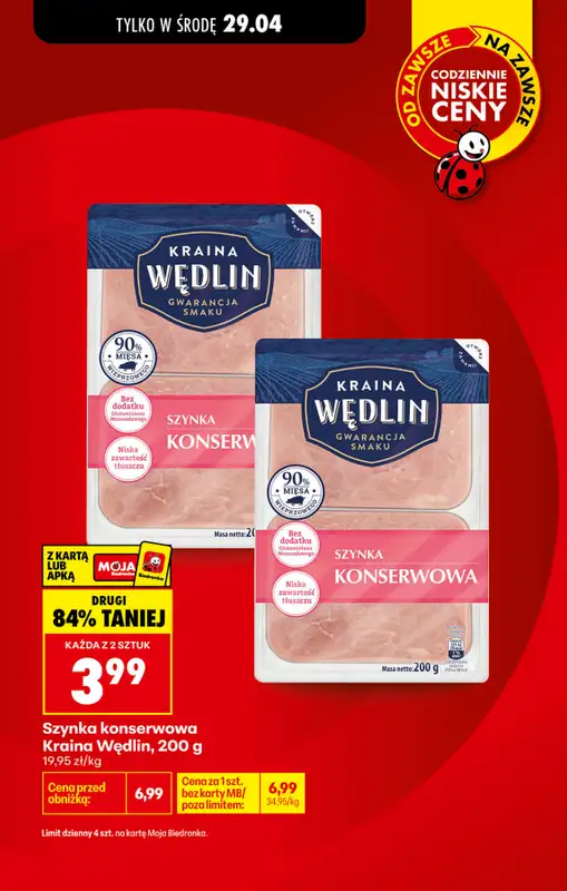 Biedronka - gazetka promocyjna Od środy, Z ladą tradycyjną od środy 29.04 do środy 06.05 - strona 36