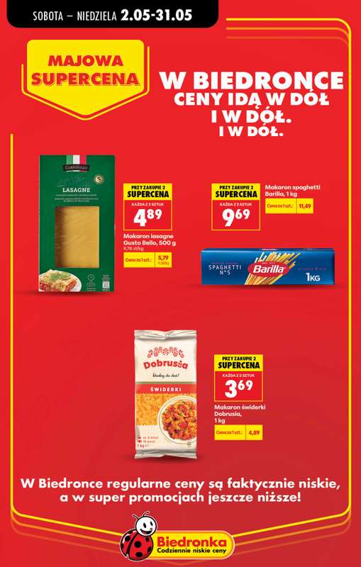 Biedronka - gazetka promocyjna Majowa supercena od soboty 02.05 do niedzieli 31.05 - strona 16