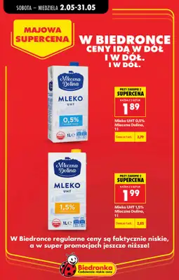 Biedronka - gazetka promocyjna Majowa supercena od soboty 02.05 do niedzieli 31.05 - strona 3