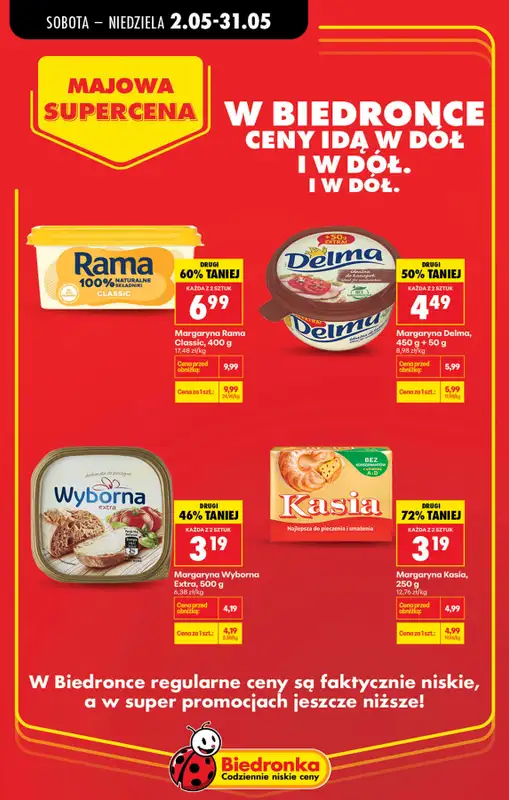Biedronka - gazetka promocyjna Majowa supercena od soboty 02.05 do niedzieli 31.05 - strona 4