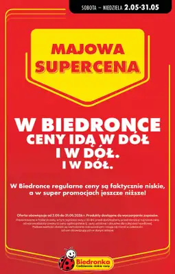 Biedronka - gazetka promocyjna Majowa supercena od soboty 02.05 do niedzieli 31.05 - strona 21