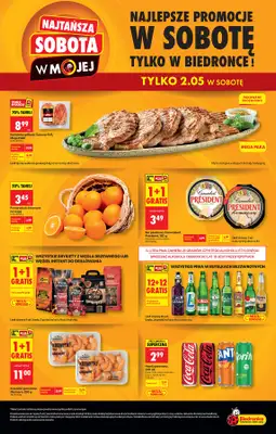 Biedronka - gazetka promocyjna Najtańsza sobota od soboty 02.05 do soboty 02.05