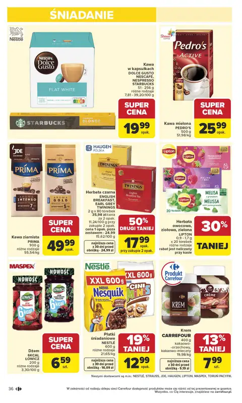 Carrefour - gazetka promocyjna Gazetka Carrefour od poniedziałku od poniedziałku 04.05 do soboty 09.05 - strona 38