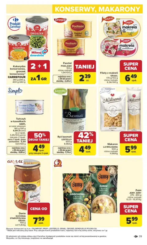 Carrefour - gazetka promocyjna Gazetka Carrefour od poniedziałku od poniedziałku 04.05 do soboty 09.05 - strona 41