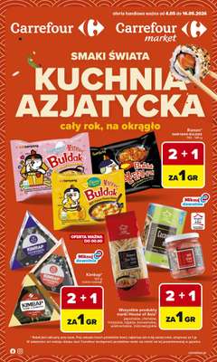 Carrefour - gazetka promocyjna Gazetka Kuchnia Azjatycka od poniedziałku 04.05 do soboty 16.05