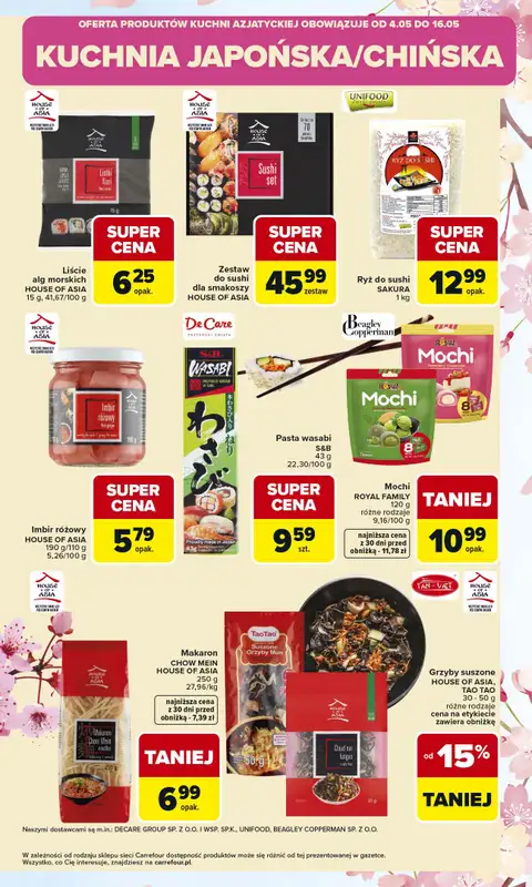 Carrefour - gazetka promocyjna Gazetka Kuchnia Azjatycka od poniedziałku 04.05 do soboty 16.05 - strona 9