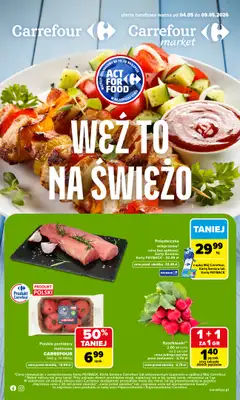 Carrefour - gazetka promocyjna Gazetka Weź to na świeżo od poniedziałku 04.05 do soboty 09.05