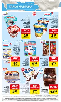 Carrefour - gazetka promocyjna Gazetka Targi nabiału od poniedziałku 04.05 do soboty 09.05 - strona 4