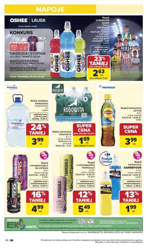 Carrefour Market - gazetka promocyjna Gazetka Carrefour Market od poniedziałku od poniedziałku 04.05 do soboty 09.05 - strona 48