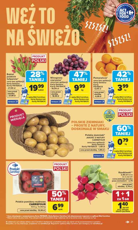 Carrefour Market - gazetka promocyjna Gazetka Carrefour Market od poniedziałku od poniedziałku 04.05 do soboty 09.05 - strona 23