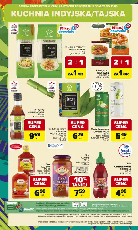 Carrefour Market - gazetka promocyjna Gazetka Kuchnia Azjatycka od poniedziałku 04.05 do soboty 16.05 - strona 8