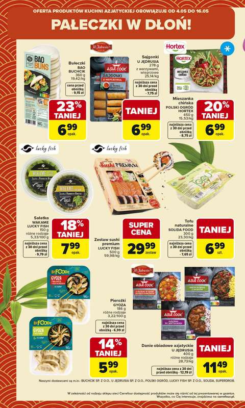 Carrefour Market - gazetka promocyjna Gazetka Kuchnia Azjatycka od poniedziałku 04.05 do soboty 16.05 - strona 6