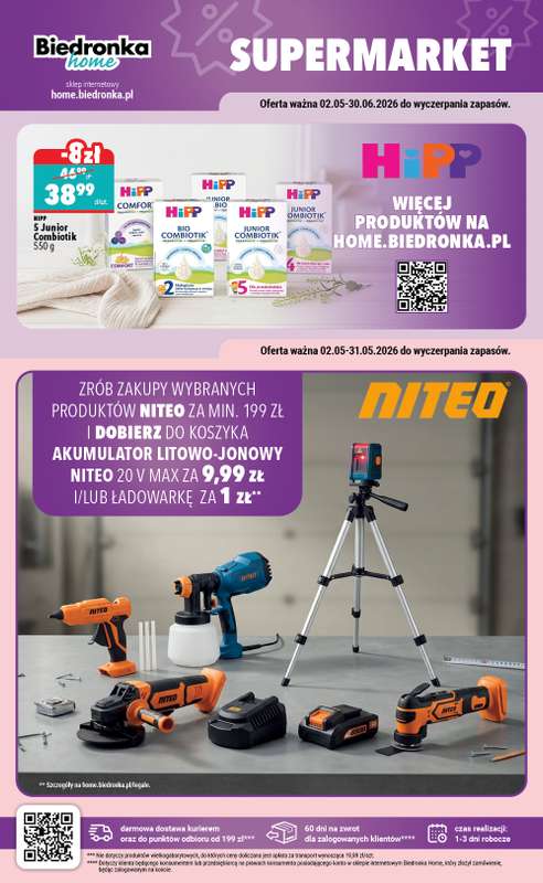 Biedronka Home - gazetka promocyjna Najlepsze oferty od soboty 02.05 do wtorku 30.06 - strona 4