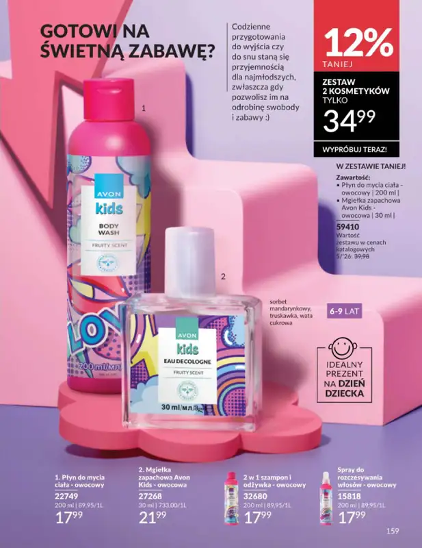 AVON - gazetka promocyjna Katalog Maj 2026 od soboty 02.05 do niedzieli 31.05 - strona 159