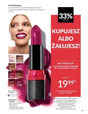 AVON - gazetka promocyjna Katalog Maj 2026 od soboty 02.05 do niedzieli 31.05 - strona 49