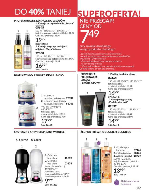 AVON - gazetka promocyjna Katalog Maj 2026 od soboty 02.05 do niedzieli 31.05 - strona 167