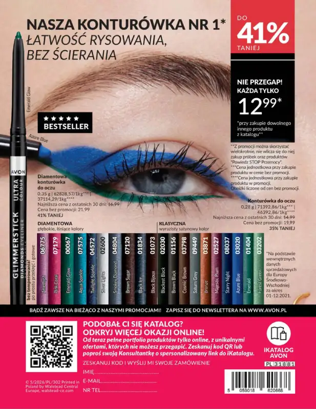AVON - gazetka promocyjna Katalog Maj 2026 od soboty 02.05 do niedzieli 31.05 - strona 180
