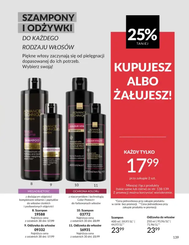 AVON - gazetka promocyjna Katalog Maj 2026 od soboty 02.05 do niedzieli 31.05 - strona 139