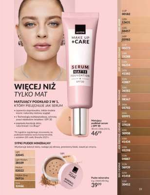 Matujący podkład-serum z SPF 30
