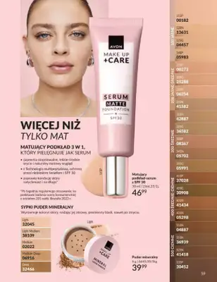 AVON - gazetka promocyjna Katalog Maj 2026 od soboty 02.05 do niedzieli 31.05 - strona 59
